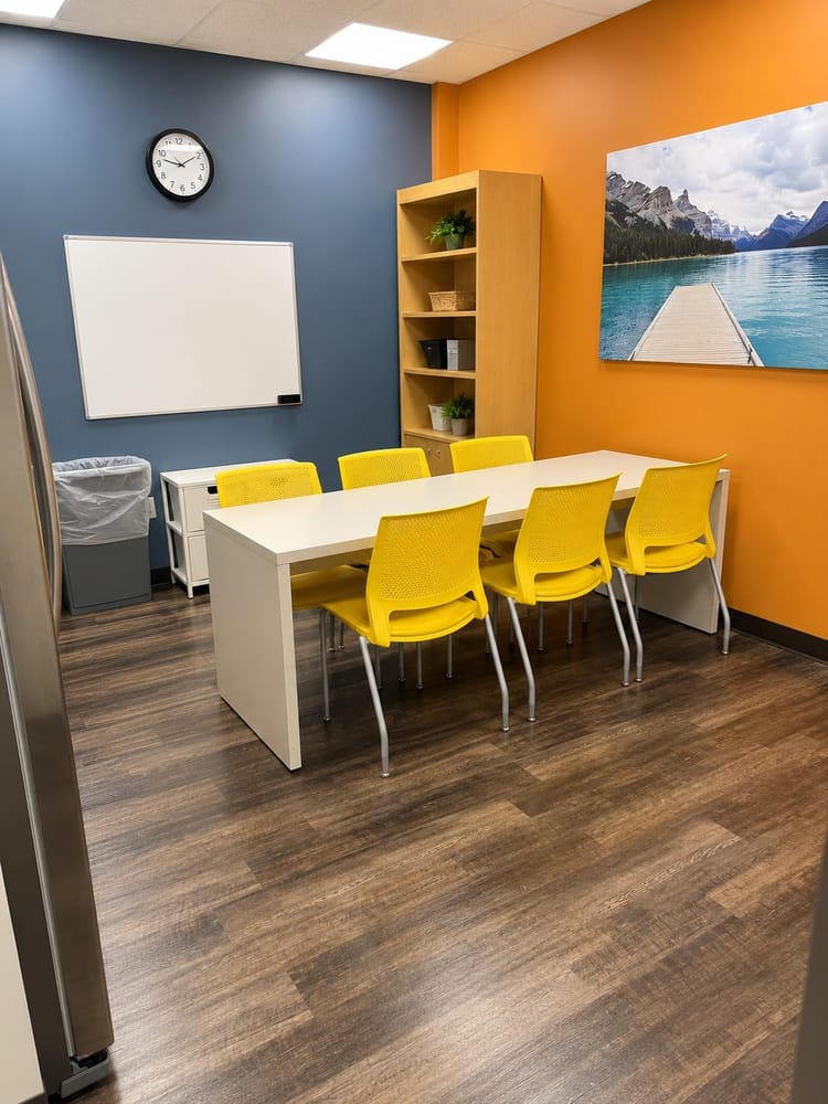 Employee break room maintained by CeeCee at a client location
